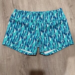 Born Primitive Teal and Navy Athletic Shorts